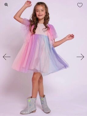 Lola + The Boys Cotton Candy Dream Tulle Dress (Never Worn)